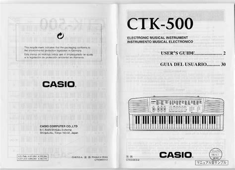 Read Online User Manual Casio Ctk 650 