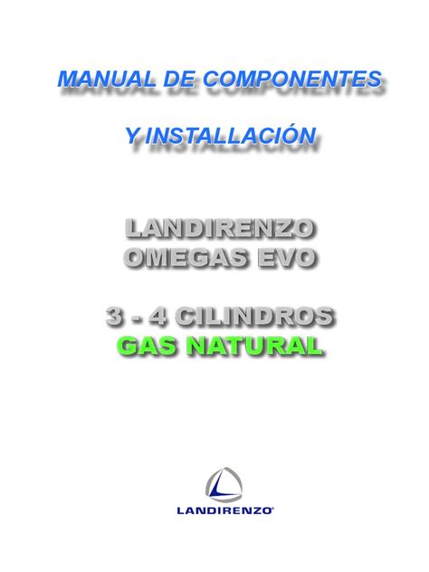 Read User Manual For Landi Renzo Cng Kit File Type Pdf 