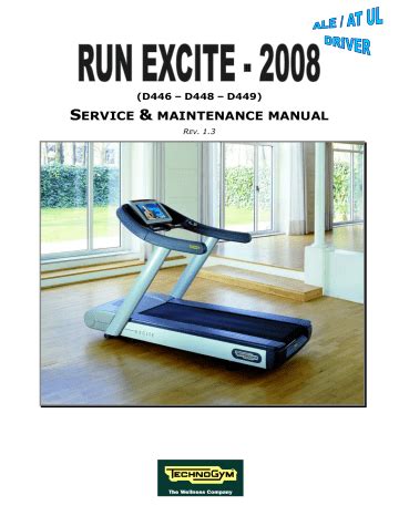 Full Download User Manual For Technogym Excite Run 900 File Type Pdf 