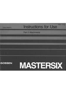 Download User Manual Gossen Mastersix Conjuggdetales Wordpress 