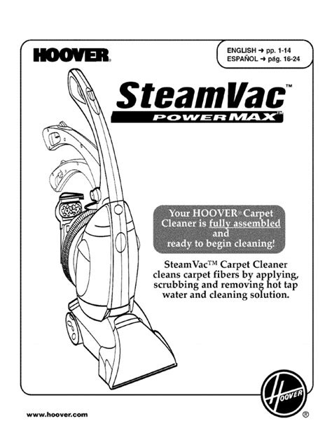 Full Download User Manual Hoover Steamvac File Type Pdf 