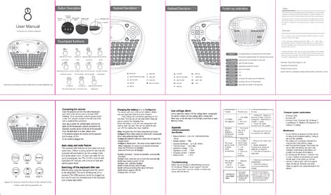 Read User Manual Mini Wireless Keyboard 