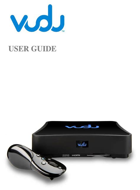 Read Online User Manual Vudu 