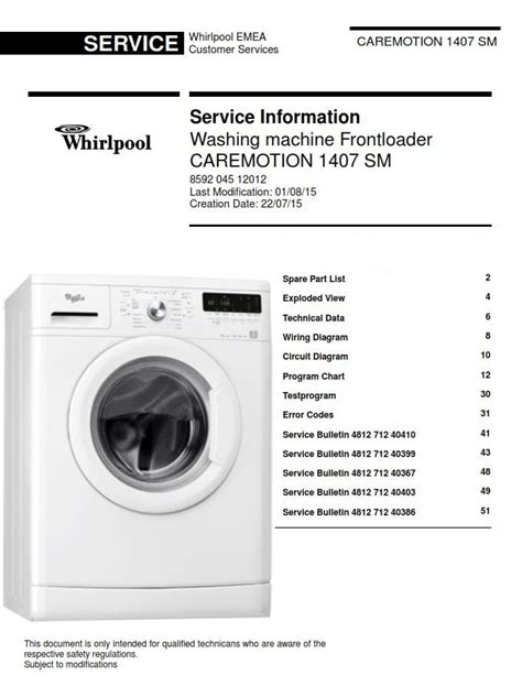 Read User Manual Whirlpool Washing Machine File Type Pdf 