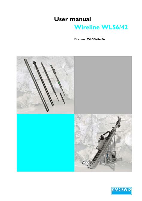 Full Download User Manual Wireline Wl66 50 Sandvik Mining And Construction 