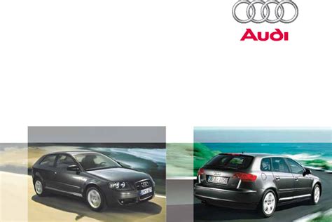 Full Download User Owners Manual Audi A3 Sportback Car 