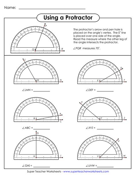 Using A Protractor Worksheets K5 Learning Protractor Practice Worksheet - Protractor Practice Worksheet