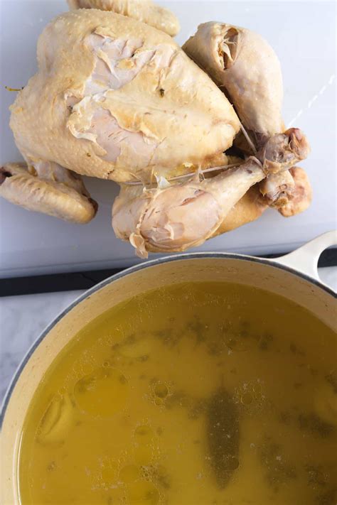 using chicken broth