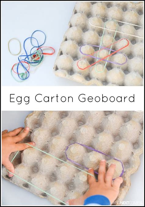 Using Egg Cartons And Geoboards To Teach Equivalent Egg Carton Fractions - Egg Carton Fractions