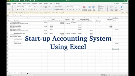 Using Excel For Accounting System Full Online