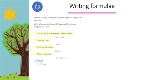 Using Formulae Teaching Resources Using Formulas Worksheet - Using Formulas Worksheet