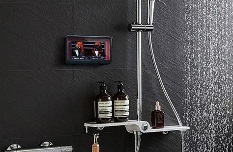 using iphone in shower