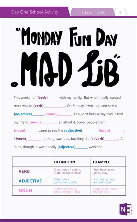 Using Mad Libs In The Classroom Nouns Gr 2nd Grade Mad Libs - 2nd Grade Mad Libs