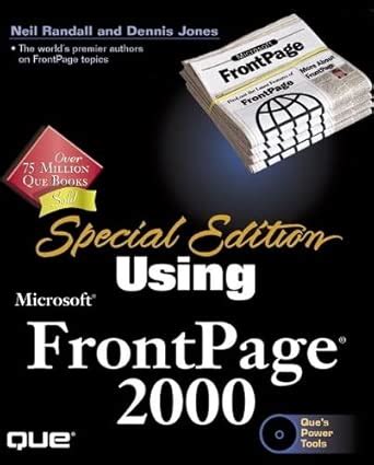 Using Microsoft Frontpage Special Edition Special Edition Using
