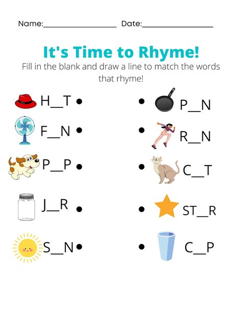 Using Rhyming Worksheets For Kindergarten 2020vw Com Preschool Kindergarten Rhyming Words Worksheet - Preschool Kindergarten Rhyming Words Worksheet