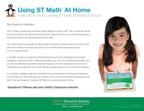 Using St Math At Home