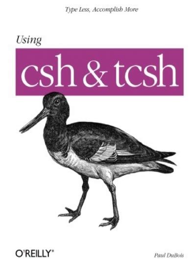 Read Using Csh Tcsh Work Faster Type Less A Nutshell Handbook 