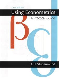 Download Using Econometrics Studenmund Answers Edition 6 