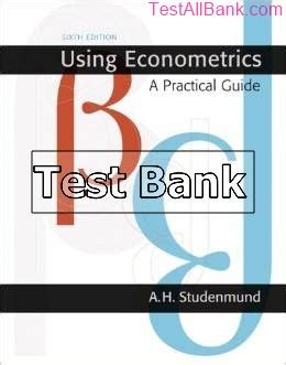 Download Using Econometrics Studenmund Answers Edition 6 