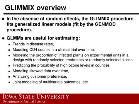 Read Using Glimmix And Genmod Procedures To Analyze 