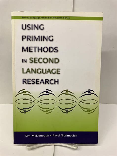 Full Download Using Priming Methods In Second Language Research 