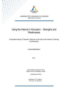 Full Download Using The Internet In Education Strengths And Weaknesses 