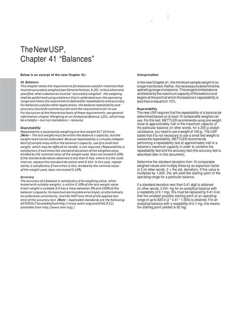 usp chapter 41 2019