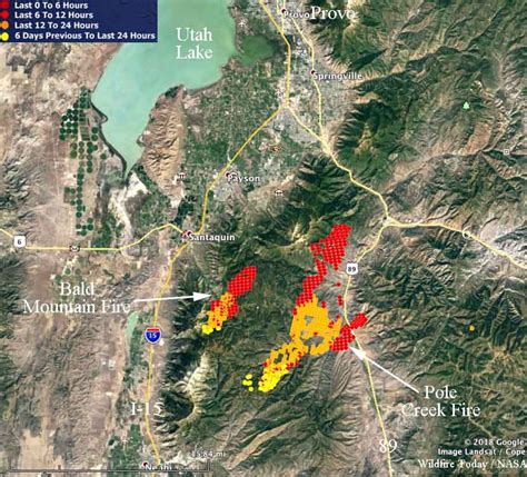 utah fires map