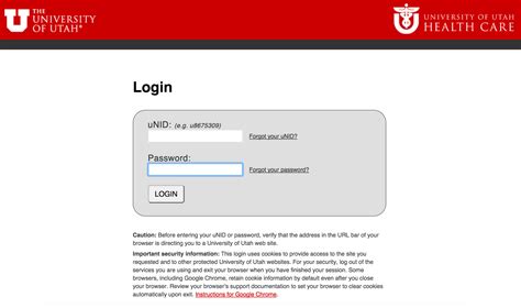 utah login
