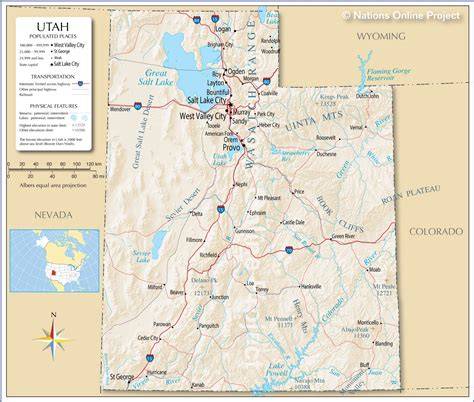 utah map