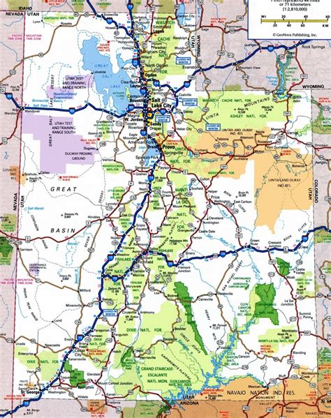 utah road map