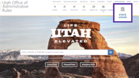 utah state login