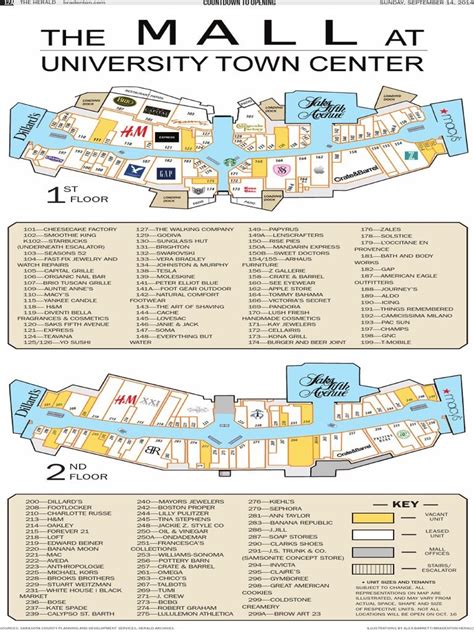 Utc Mall Map