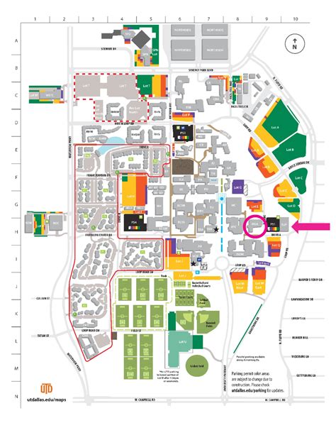 Utd Campus Map