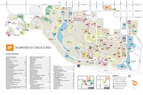 Utep Campus Map