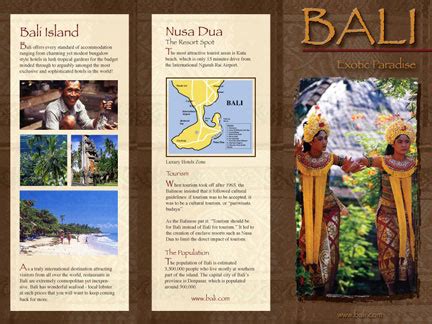 Utopia Travel Brochure Example