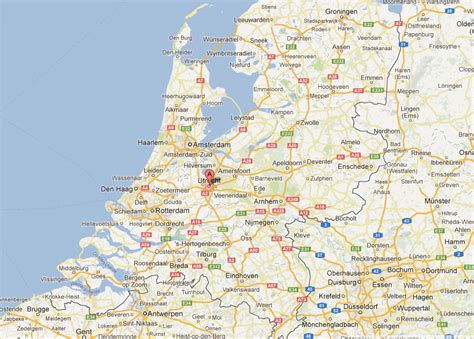 Utrecht Netherlands Map