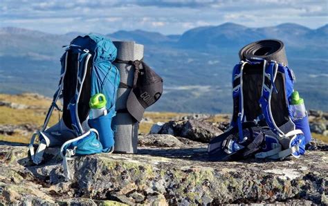 utrustning vandring sommar