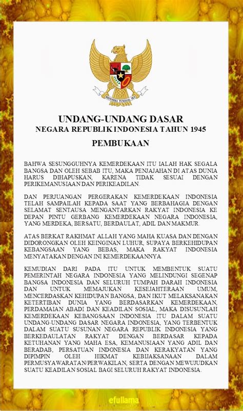 Uud Alinea 4   Teks Pembukaan Uud 1945 Republik Indonesia Alinea 1 - Uud Alinea 4