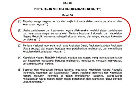 UUD NRI TAHUN 1945 PASAL 30：Kunci Jawaban PKN Kelas 12 SMA Kurikulum Merdeka Bab 3 Halaman