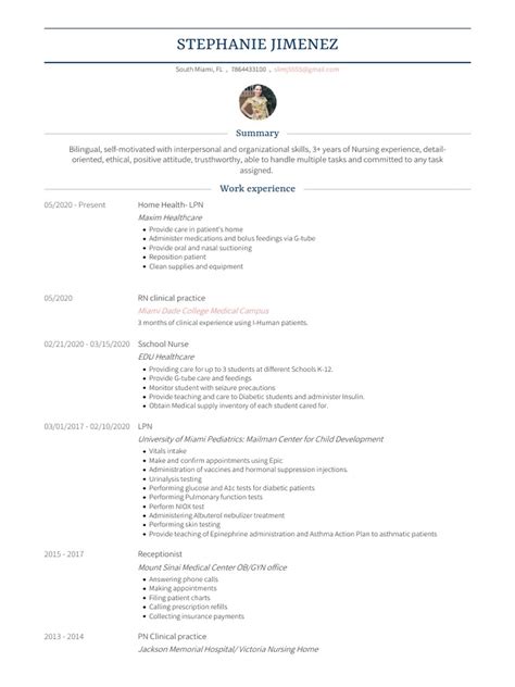 uupdated visualcv resume