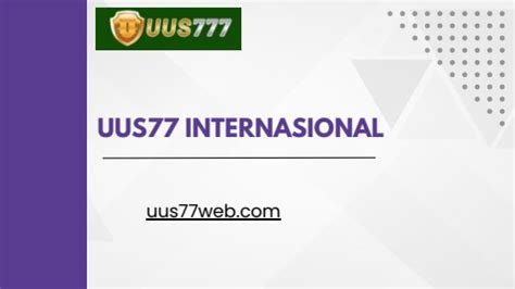 UUS77 - UUS777 RTP 100% Game Slot Gacor Terpercaya