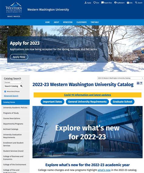 Uw Course Descriptions