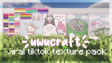 uwucraft viral tiktok minecraft texture pack - YouTube