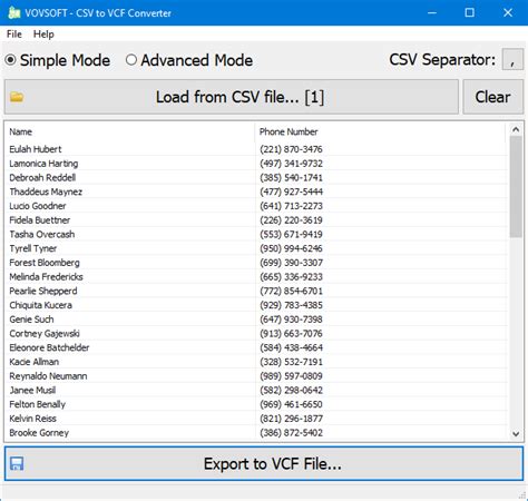 vCard to Excel Converter to Open VCF File & Convert VCF to Excel Format