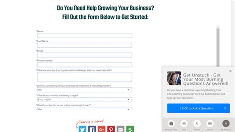 vCita Forms How to Create a Life Coaching Application Form with vCita