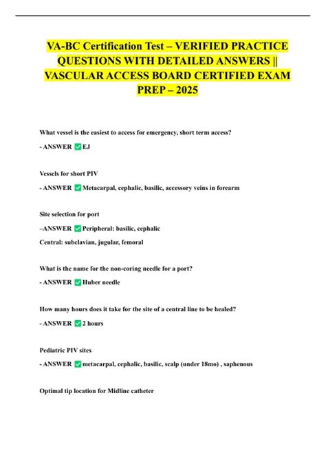 Va Bc Practice Questions