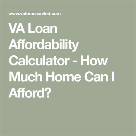 Va Loan Affordability Calculator How Much Can I Va Eligibility Calculator - Va Eligibility Calculator
