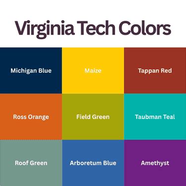 va tech colors