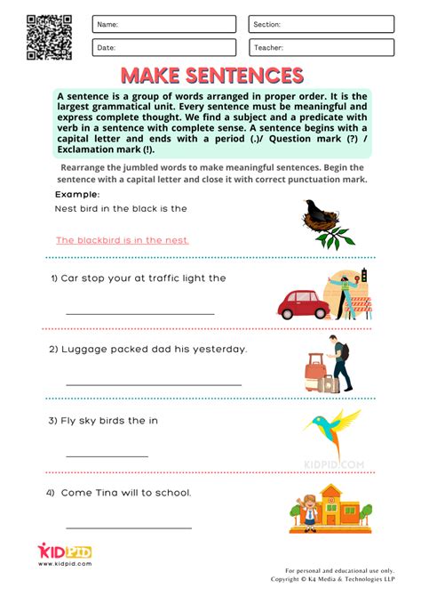 Vacation Make Sentence For Class 2 Combining Sentences Worksheet 10th Grade - Combining Sentences Worksheet 10th Grade